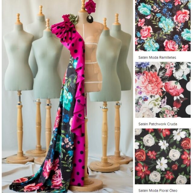 Colores y motivos florales en las tendencias de moda flamenca
