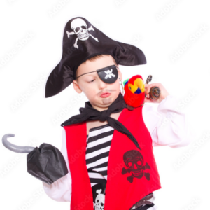 Disfraz de pirata sin costuras