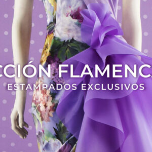 Las telas del traje de flamenca