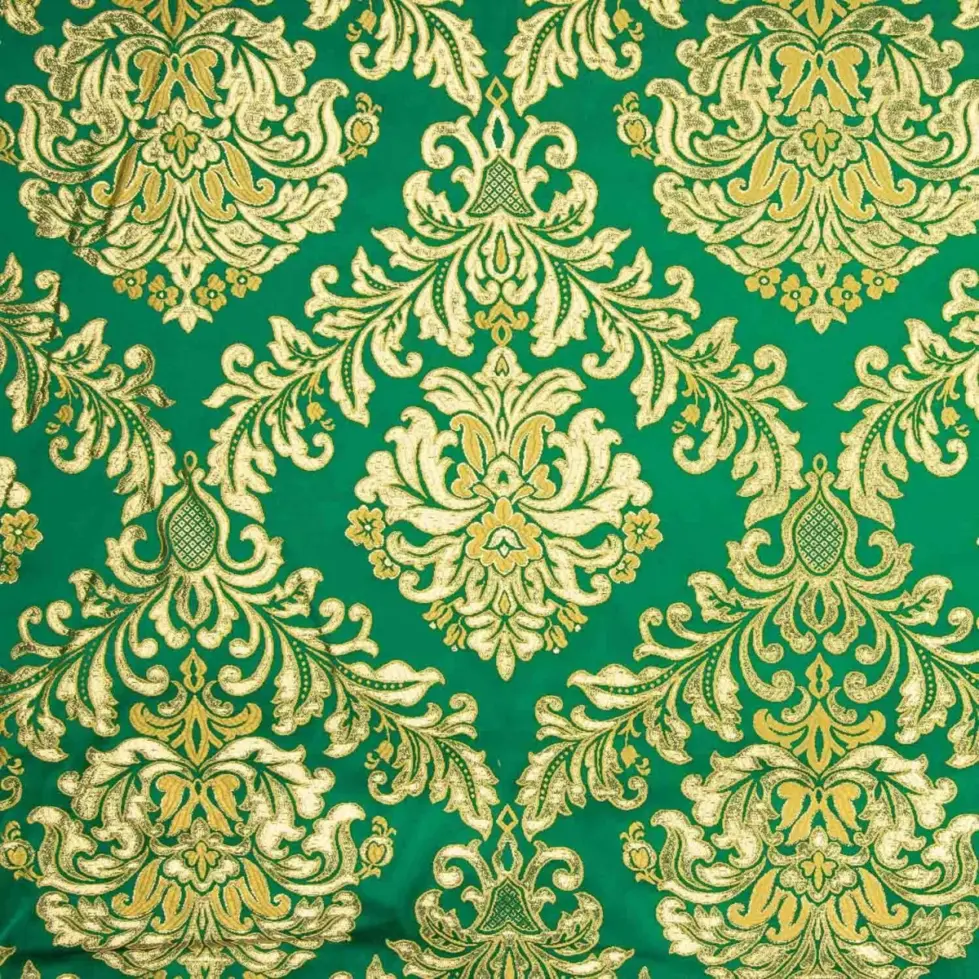 jacquard brocado verde