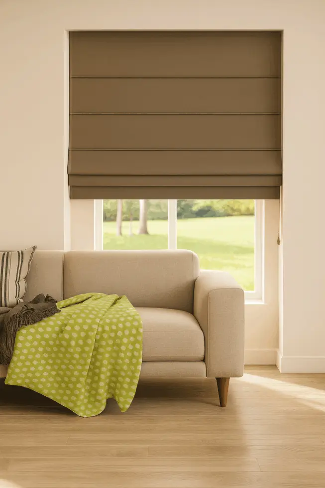 Cortinas de estor con varillas