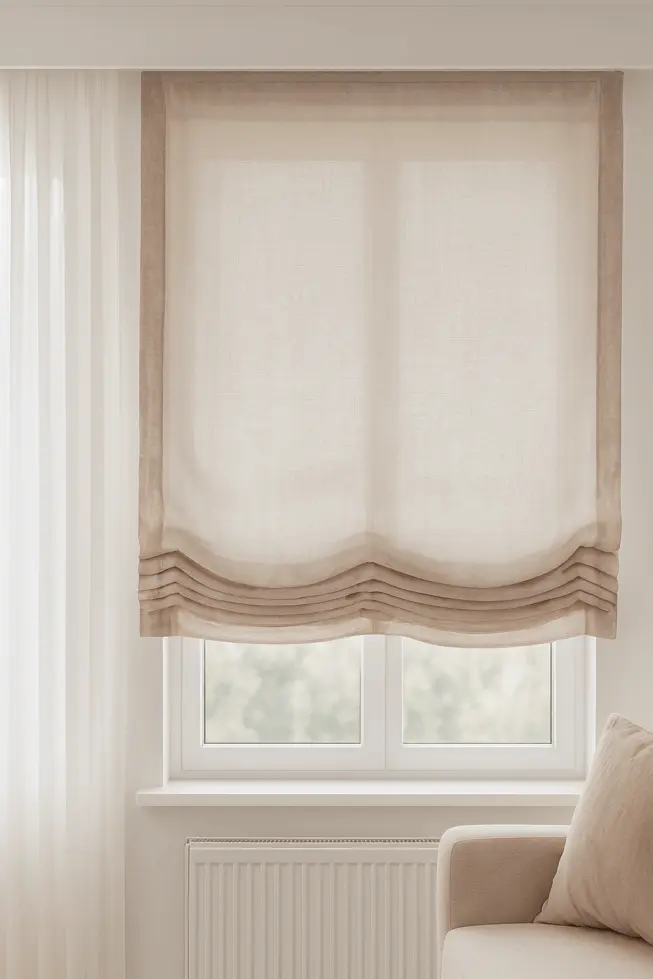 Cortinas de estor sin varillas