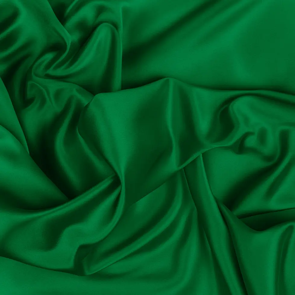 Satén fino verde