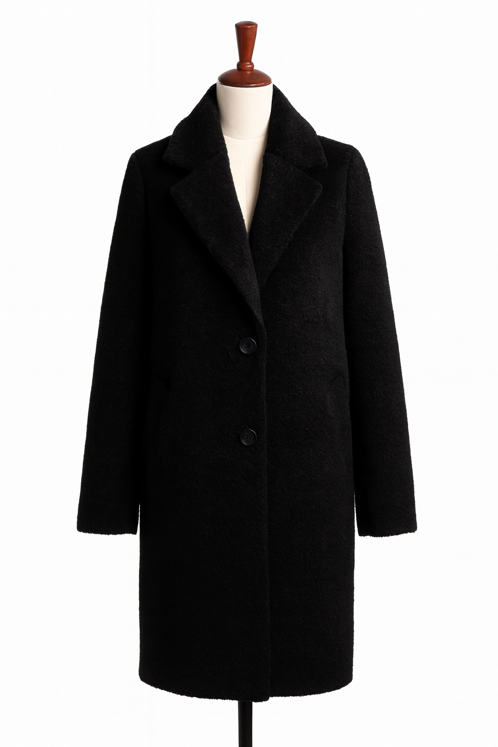 gamuza chaqueta negra